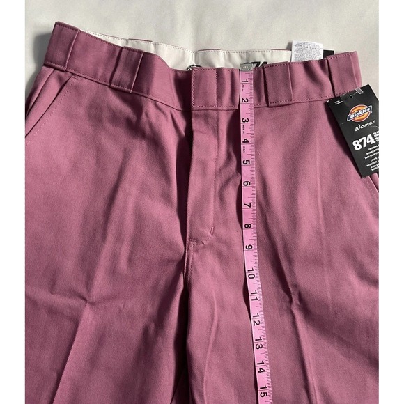 Dickies 874 Women's Work Pants 6 Reg Mauve Pink Original Fit Straight Leg New - Picture 8 of 11